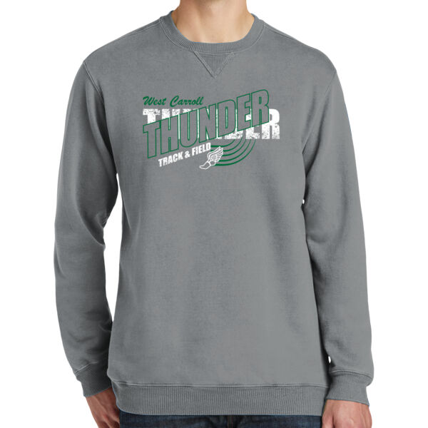 West Carroll Thunder Track 2026 - Beach Wash ® Garment Dyed Crewneck Sweatshirt Thumbnail