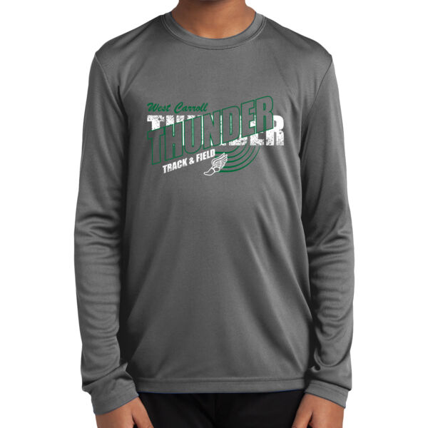 West Carroll Thunder Track 2026 - Youth Long Sleeve PosiCharge ® Competitor Tee Thumbnail