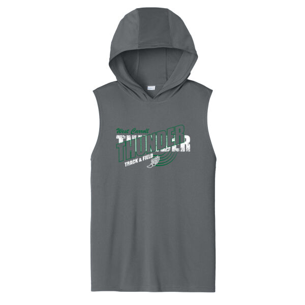 West Carroll Thunder Track 2026 - Competitor Sleeveless Hoodie Thumbnail
