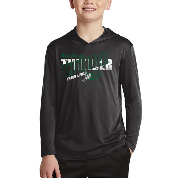 West Carroll Thunder Track 2026 - Youth PosiCharge ® Competitor Hooded Pullover Thumbnail