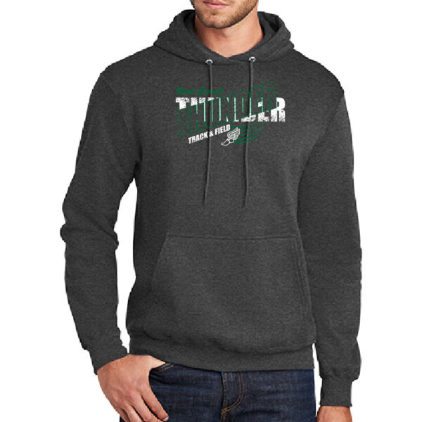 West Carroll Thunder Track 2026 - Tall Core Fleece Pullover Hooded Sweatshirt Thumbnail