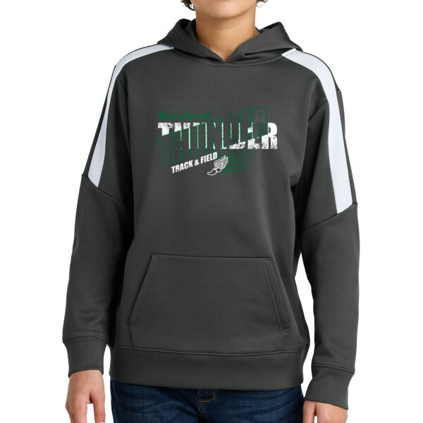 West Carroll Thunder Track 2026 - Youth Sport Wick ® Fleece United Pullover Hoodie Thumbnail