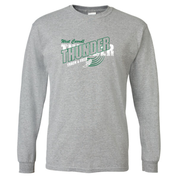 West Carroll Thunder Track 2026 - DryBlend® 50/50 Long Sleeve T-Shirt Thumbnail