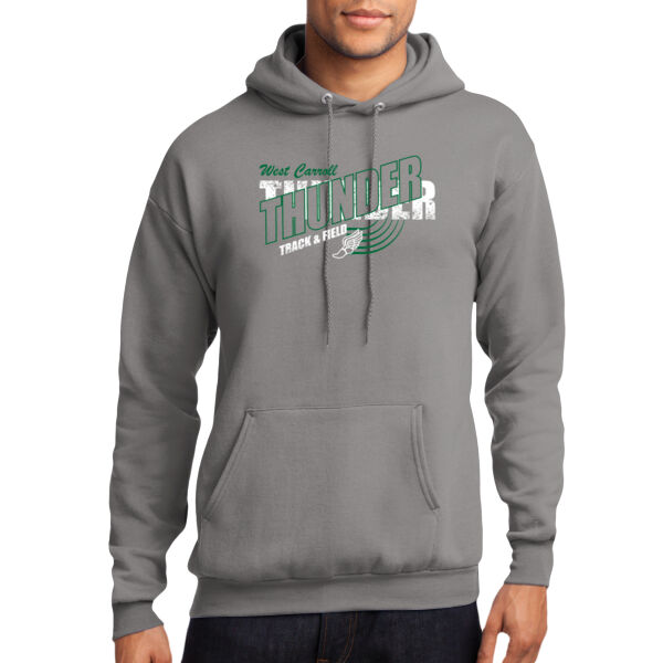 West Carroll Thunder Track 2026 - Core Fleece Pullover Hooded Sweatshirt Thumbnail