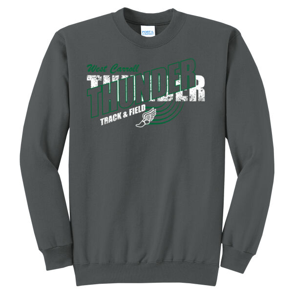 West Carroll Thunder Track 2026 - Core Fleece Crewneck Sweatshirt Thumbnail